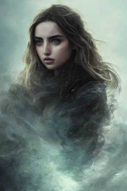 Prompt: Ana de armas Majestic and regal portrait, Perfect face, beautiful, intricate, epic, elegant, menacing, fantasy, highly detailed, digital painting, hard focus, beautiful volumetric lighting, epic light, ultra detailed, by Leesha Hannigan, Ross Tran, Thierry Doizon, Kai Carpenter, Ignacio Fernández Ríos