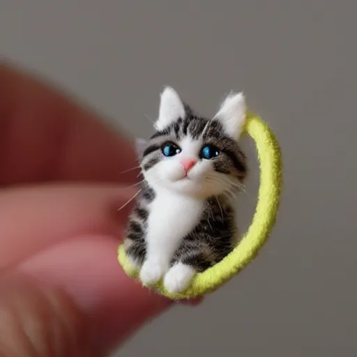 Image similar to A small miniature of a cat toy