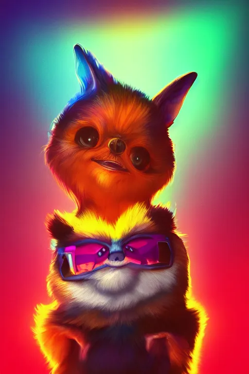 Prompt: colorful full body shot of gizmo, trending on artstation, trending on deviantart ,cinematic backlighting, 8k, hyper detail, studio disney