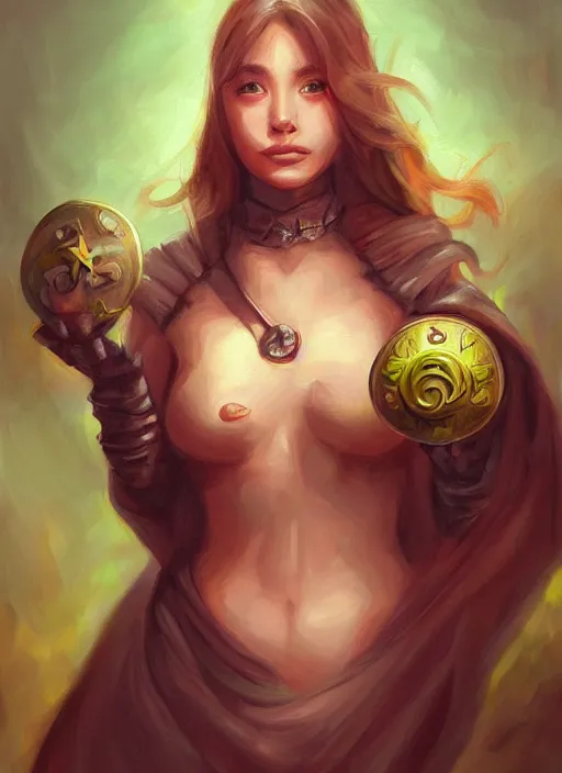 Image similar to fantasy painting of a beholder, portrait, oil painting, artgerm, dnd, rpg