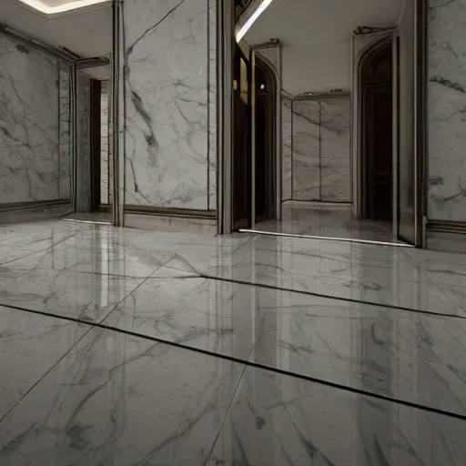 Image similar to a ultra realistic photo of a marble, reflections, real world, photorealistic, lighting, render