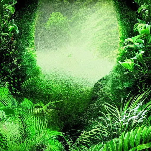 Prompt: verdant nature