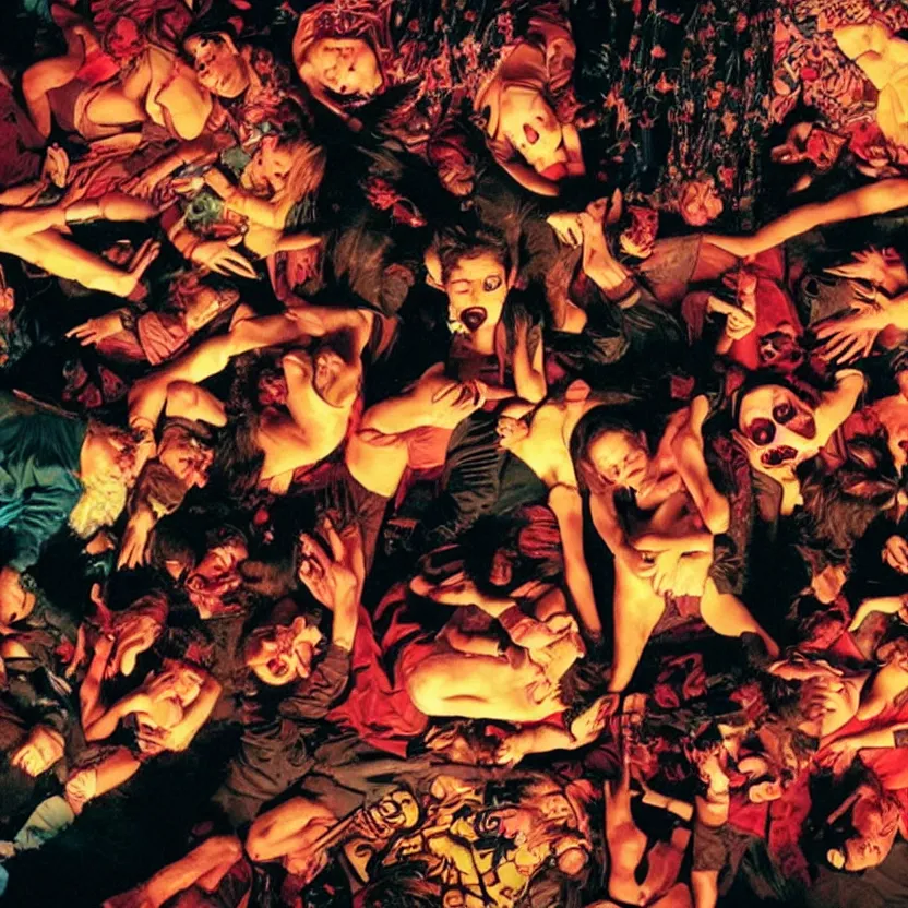 Image similar to enter the void, by gaspar noe, cinematic