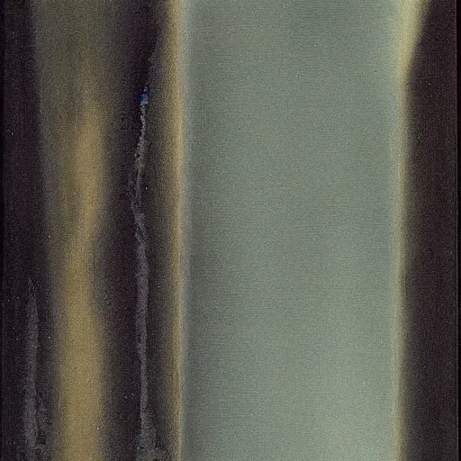 Image similar to the abstract painting'arctic void ', by caspar david friedrich!!!, by rothko!!!