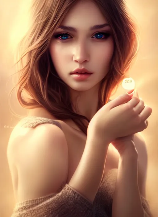 Image similar to a gorgeous female photo, professionally retouched, soft lighting, holding a monacle, realistic, smooth face, perfect eyes, wide angle, sharp focus on eyes, 8 k high definition, insanely detailed, intricate, elegant, art by artgerm and wlop