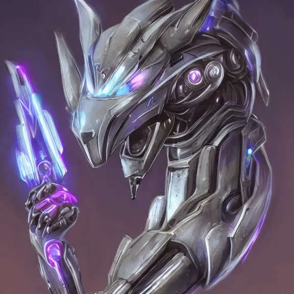 Image similar to extremely detailed mawshot of a giant beautiful stunning goddess anthropomorphic hot robot mecha female dragon, silver sharp streamlined armor, detailed maw, glowing Purple LED eyes, eating a tiny human, food pov, micro pov, vore, dragon art, warframe fanart, Destiny fanart, macro art, furry art, furaffinity, DeviantArt, Eka's Portal, G6