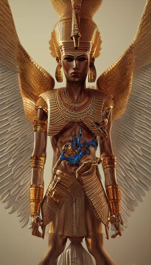 egyptian bionic god, fallen angels, highly detailed, 5 | Stable ...