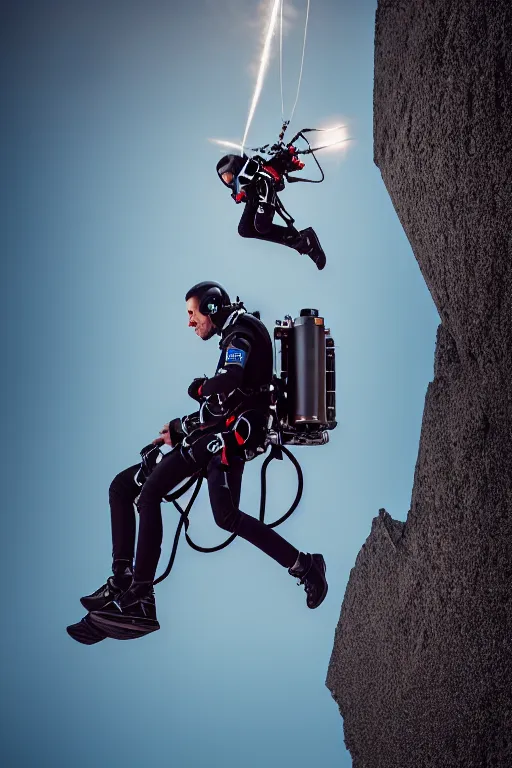 Image similar to joe bidden flying with jet pack, high resolution, photorealistic, cinematic, smooth, 4 k, aesthetic lighting, baroque object, sharp focus, hyperdetailed object, professional photography, pullitzer winning photo by : canon eos 5 d mark iv, by karah mew and adnan abidi and jodie bateman