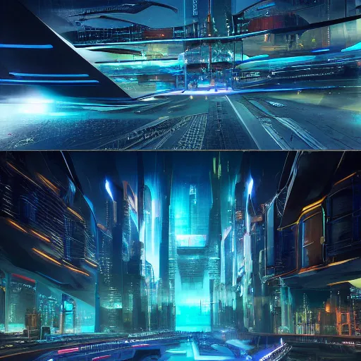 Image similar to a futuristic city is a place where technology has advanced to a point where people have access to everything they need. there are no longer any natural boundaries between humans and machines. people live their lives in virtual reality, and interact with each other via holograms. finnian macmanus ultrarealistic 1 5 0 mpx