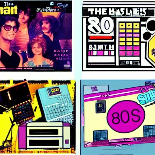 Image similar to The 80s Starter Pack