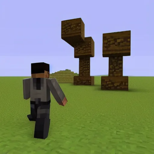 Image similar to minecraft gorilla mob model