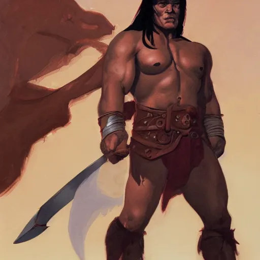 Image similar to Conan the Barbarian by Phil Noto