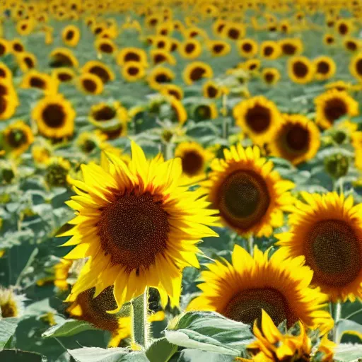 Image similar to a yodelling sunflower