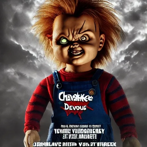 Image similar to Chucky versus Demons movie poster