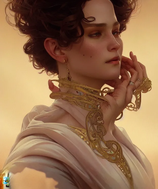 Prompt: a manipulative tele-evangelist, portrait, intricate, elegant, highly detailed, digital painting, artstation, concept art, smooth, sharp focus, illustration, art by artgerm and greg rutkowski and alphonse mucha