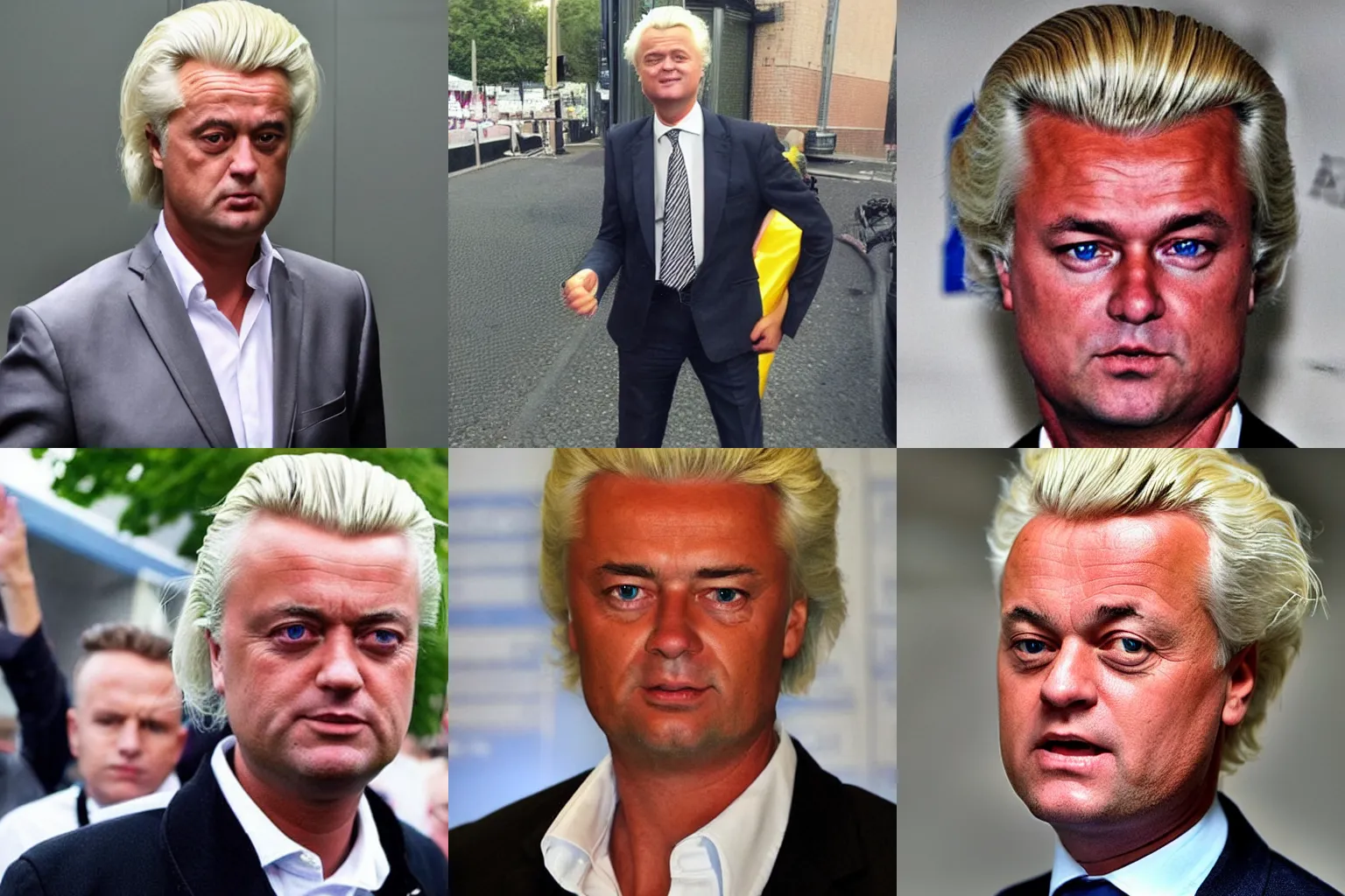 Prompt: geert wilders looking like daniel arends