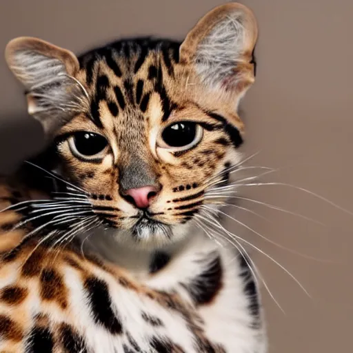 Image similar to a leopard cat called leonard