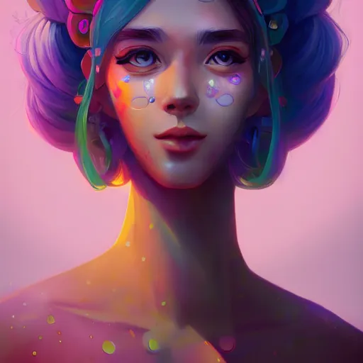 Image similar to portrait of a beautiful hippie, art by lois van baarle and ross tran and sam yang, digital art, high detail, sharp focus, unreal engine 5, trending on artstation, deviantart, pinterest, 4 k uhd image