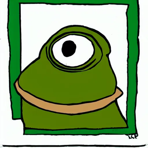 Image similar to very rare pepe