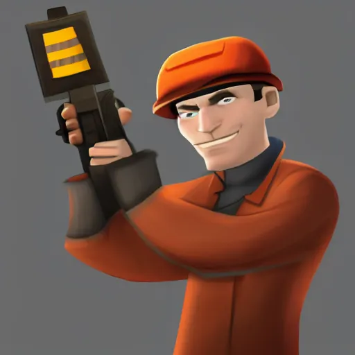 Image similar to team fortress 2 engineer