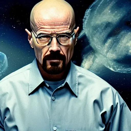 Prompt: Walter White in Interstellar