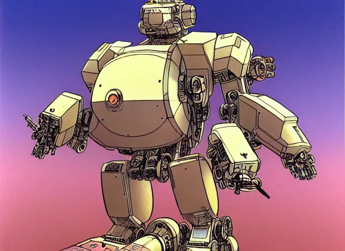 Image similar to a giant hamster mecha, moebius,