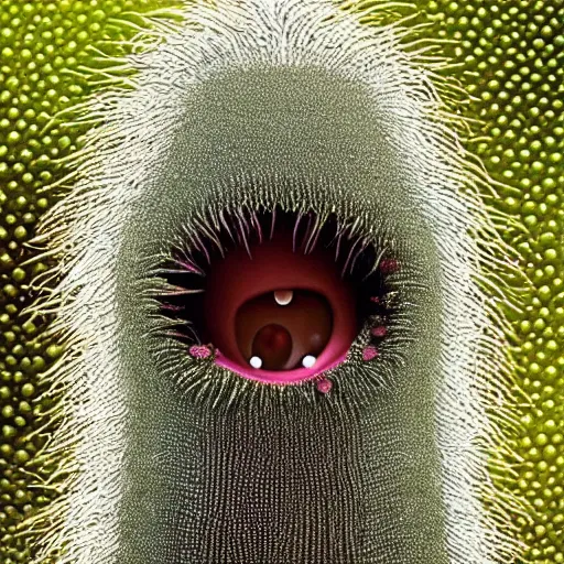 Image similar to hairy minions, Trypophobia, creepy