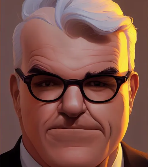 Image similar to face icon stylized minimalist steve martin, loftis, cory behance hd by jesper ejsing, by rhads, makoto shinkai and lois van baarle, ilya kuvshinov, rossdraws global illumination