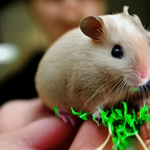 Image similar to People have become slaves to hamsters