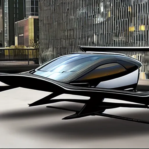 Prompt: a flying car from 2 1 0 0