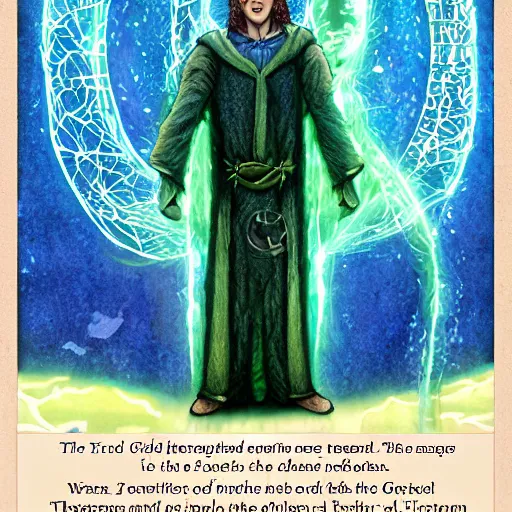 Prompt: the wizard ged from a wizard of earth sea by urusula le guin