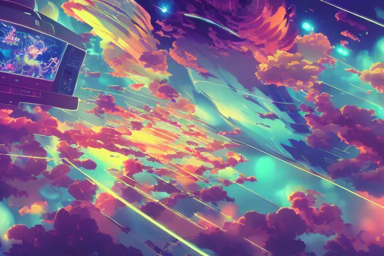 Premium AI Image  A stunning 4K wallpaper set in a whimsical anime  dreamscape generated by ai