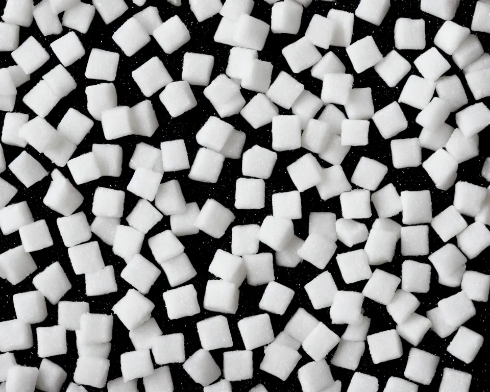 Image similar to sugar cubes in space