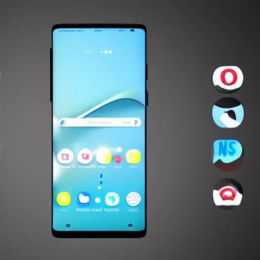 Prompt: 2022 Samsung Fold 4 phone, concept art, hyperdetailed