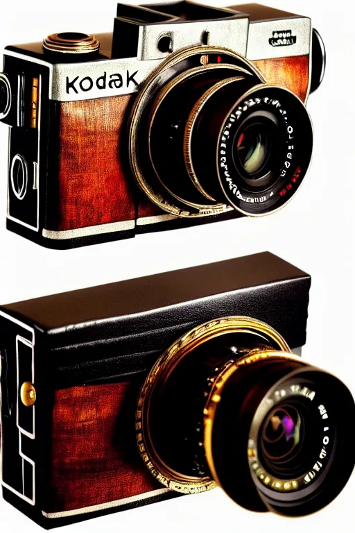 Prompt: The most complex kodak camera ever made, photo taken by someone who doesn't know how to use a camera by Annie Lebovitz and Steve McCurry Ultra detailed, hyper realistic, 4k