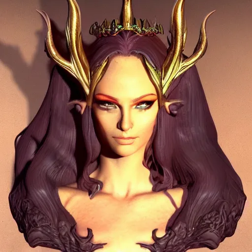 Prompt: elven queen character bust portrait by frank frazetta, fantasy, dungeons & dragons, sharp focus, beautiful, artstation contest winner, detailed