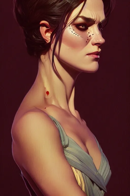 Prompt: a portrait of harvey dent, fantasy, sharp focus, intricate, elegant, digital painting, artstation, matte, highly detailed, concept art, illustration, ambient lighting, art by ilya kuvshinov, artgerm, alphonse mucha, and greg rutkowski