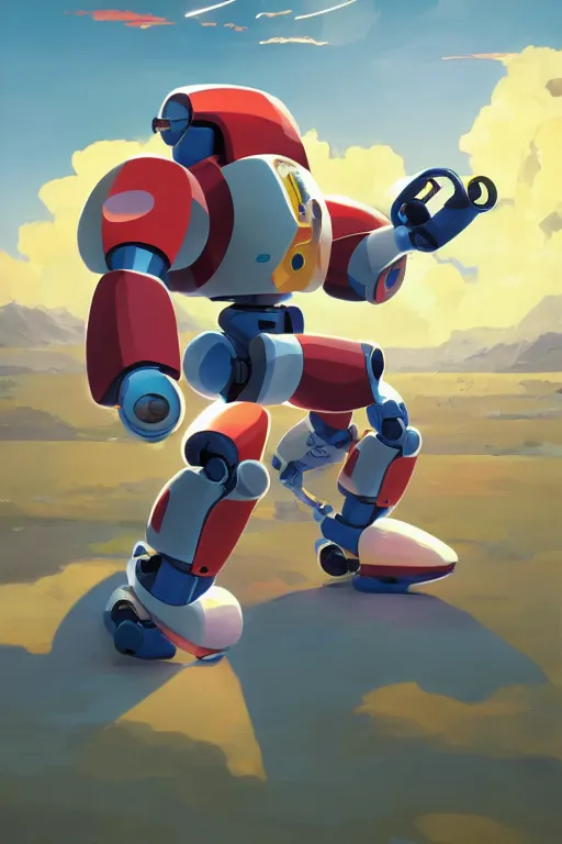 Image similar to metabots medabots medarotto medarot robot minimalist comics, behance hd by jesper ejsing, by rhads, makoto shinkai and lois van baarle, ilya kuvshinov, rossdraws global illumination ray tracing hdr radiating a glowing aura