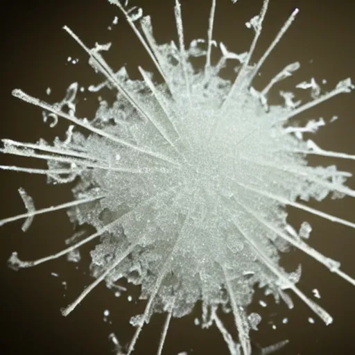 Image similar to a particle of sugar, from perspective of an ant