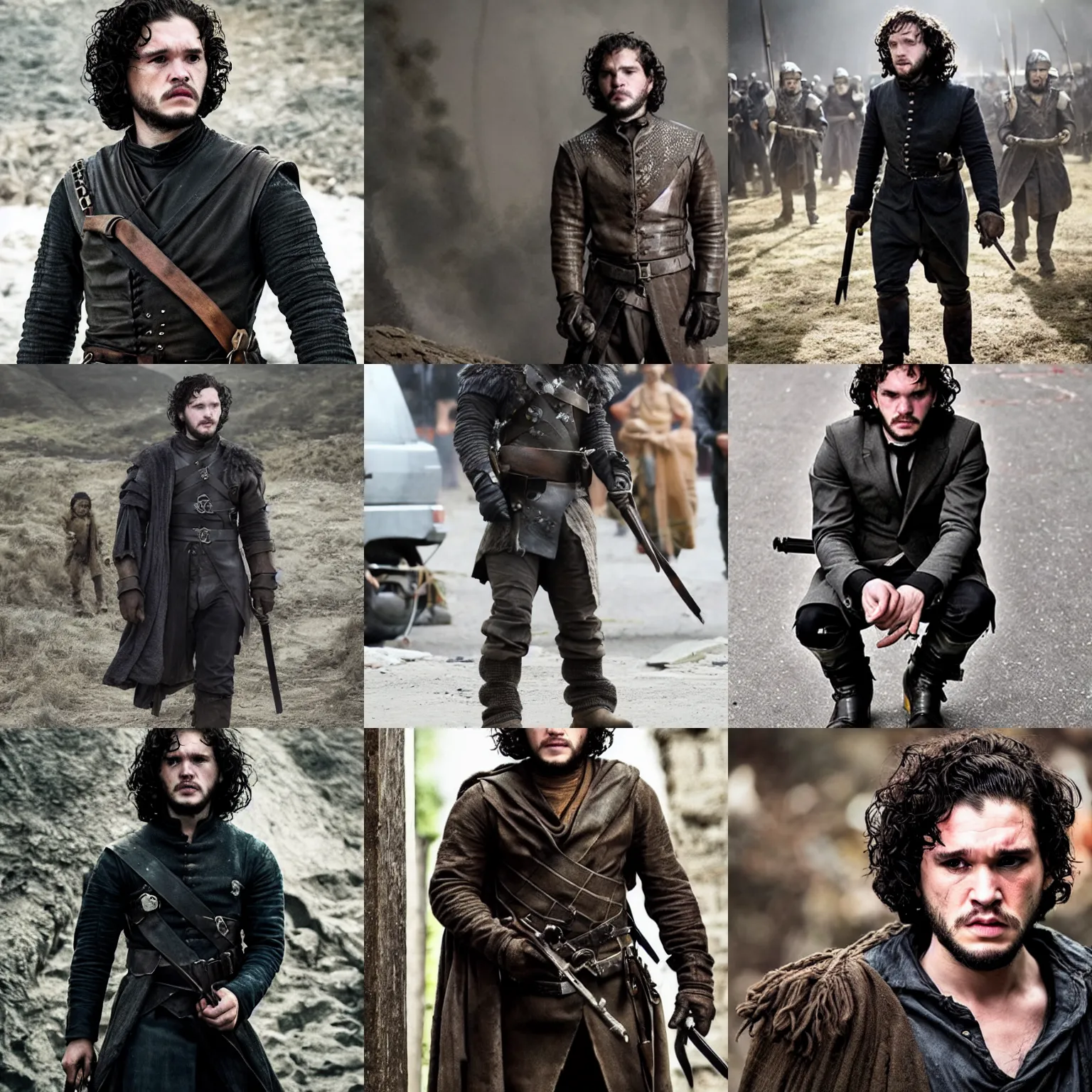 Prompt: Kit Harrington as Guerilla Heroica