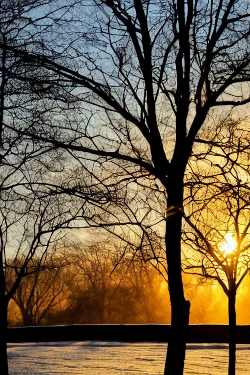 Image similar to Exhaling on a cold winter morning, silhouette, morning light, backlit, photogenic