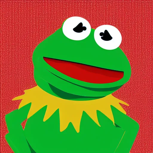 A portrait of Kermit the Frog from Sesame Street, | Stable Diffusion |  OpenArt