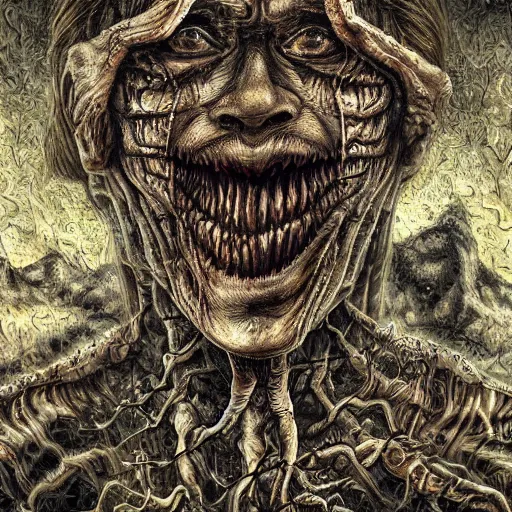 Image similar to greatest transfer of wealth to the rich in history scariest horror nightmare by junji ito and horiyoshi iii, digital art, deepdream cosmic, 3 d high definition, trending on artstation, photorealistic, high resolution, 8 k, octane, hyper detailed, trending on deviantart highly detailed and intricate, sharp focus, photography, unreal engine