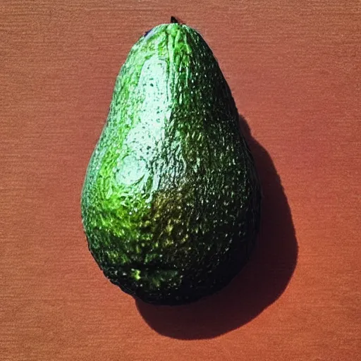 Prompt: avocado that looks like kanye, red carpet photography