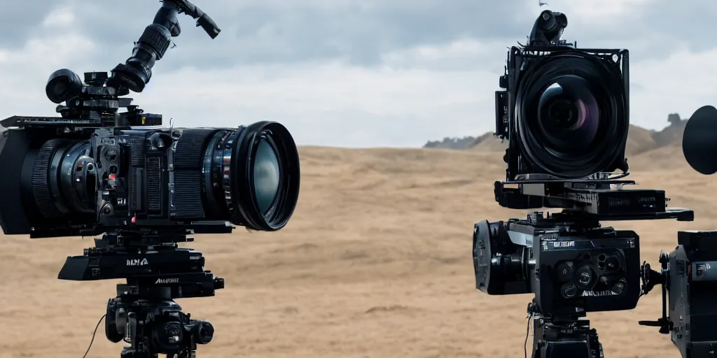 Image similar to epic scene from the new blockbuster, cinematic, arri alexa, wideangle, bokeh