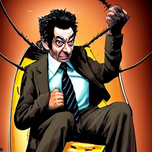 Image similar to Mr. Bean as Wolverine