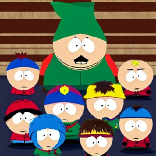 Image similar to south park