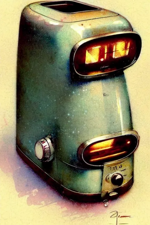 Image similar to ( ( ( ( ( 1 9 5 0 s retro future art deco toaster design. muted colors. ) ) ) ) ) by jean - baptiste monge!!!!!!!!!!!!!!!!!!!!!!!!!!!!!!