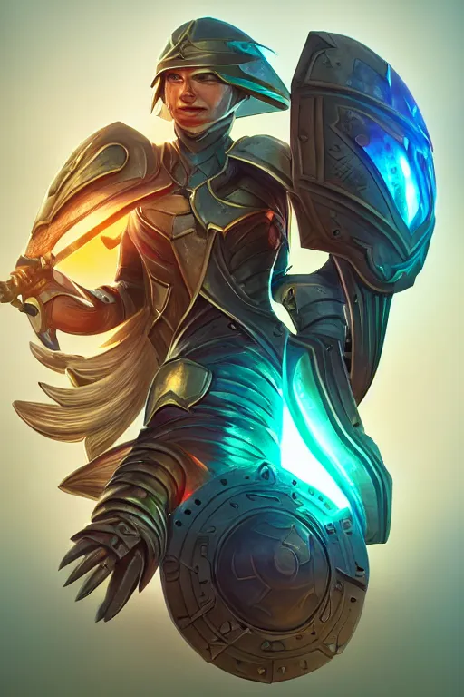 Image similar to shield fantasy epic legends game icon stylized digital illustration radiating a glowing aura global illumination ray tracing hdr fanart arstation by ian pesty and katarzyna da „ bek - chmiel