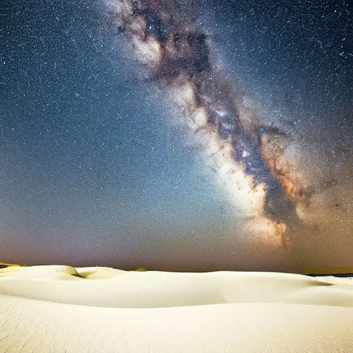 Image similar to milky way over the white sands national park in new mexico, united states, award winning national geographic